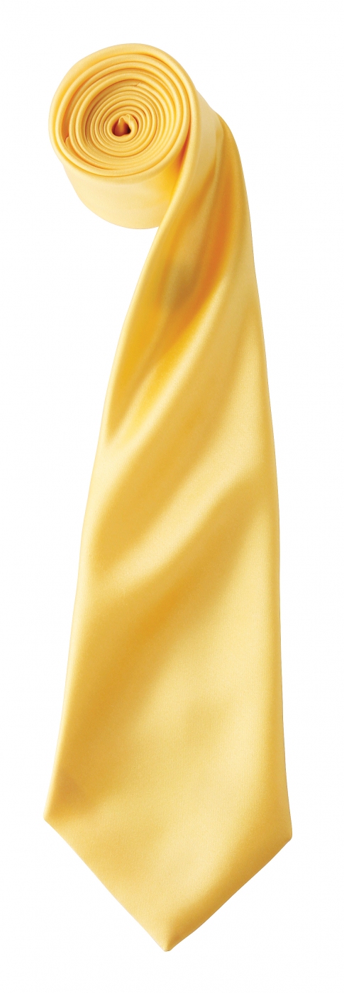 Uniforme Receptioneri - Cravata uni din satin lucios pentru receptioner hotel