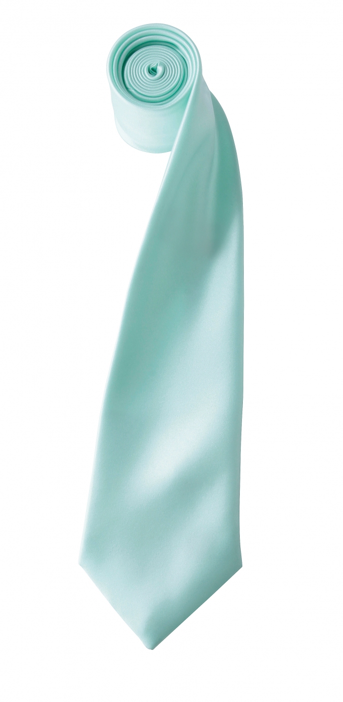 Uniforme Receptioneri - Cravata uni din satin lucios pentru receptioner hotel