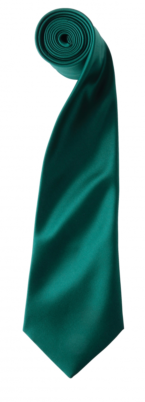 Uniforme Receptioneri - Cravata uni din satin lucios pentru receptioner hotel
