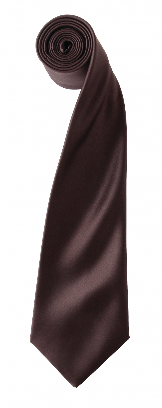 Uniforme Receptioneri - Cravata uni din satin lucios pentru receptioner hotel