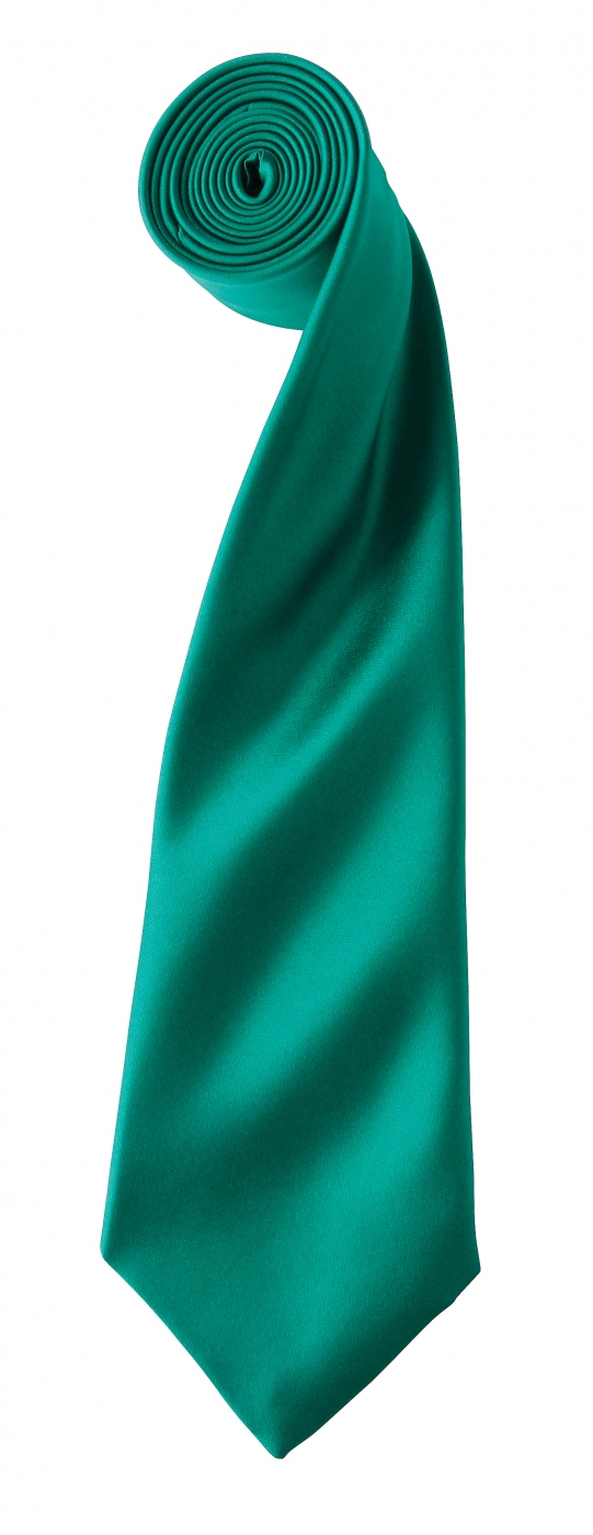 Uniforme Receptioneri - Cravata uni din satin lucios pentru receptioner hotel