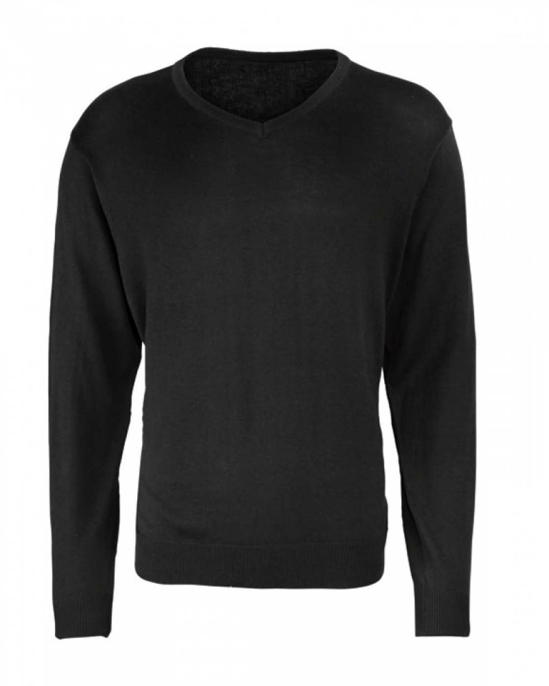 Uniforme receptie hotel - Pulover receptioner, bumbac cu anchio in V, de barbat