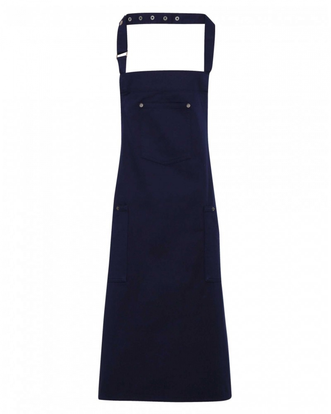 Uniforme Ospatari - Sort cu pieptar si 3 buzunare, din denim | model Chino