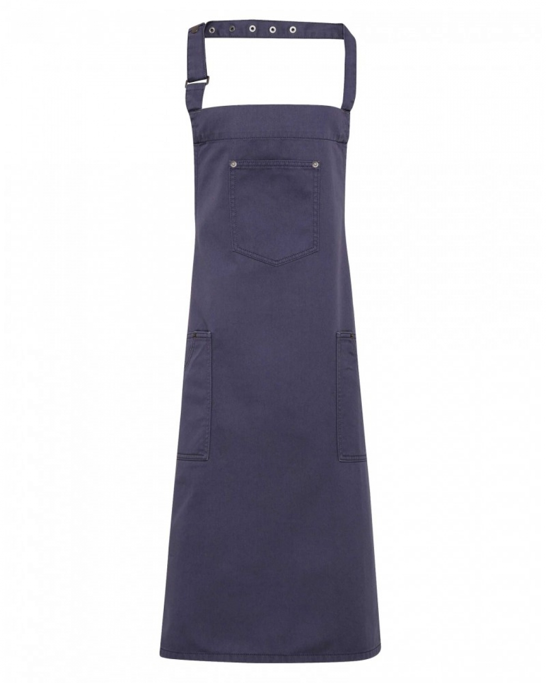 Uniforme Ospatari - Sort cu pieptar si 3 buzunare, din denim | model Chino