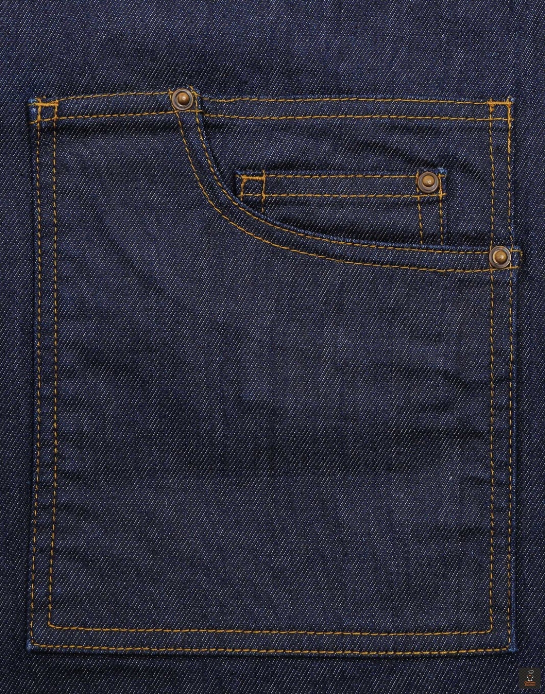 Uniforme Ospatari - Sort scurt din jeans cerat impermeabil, unisex