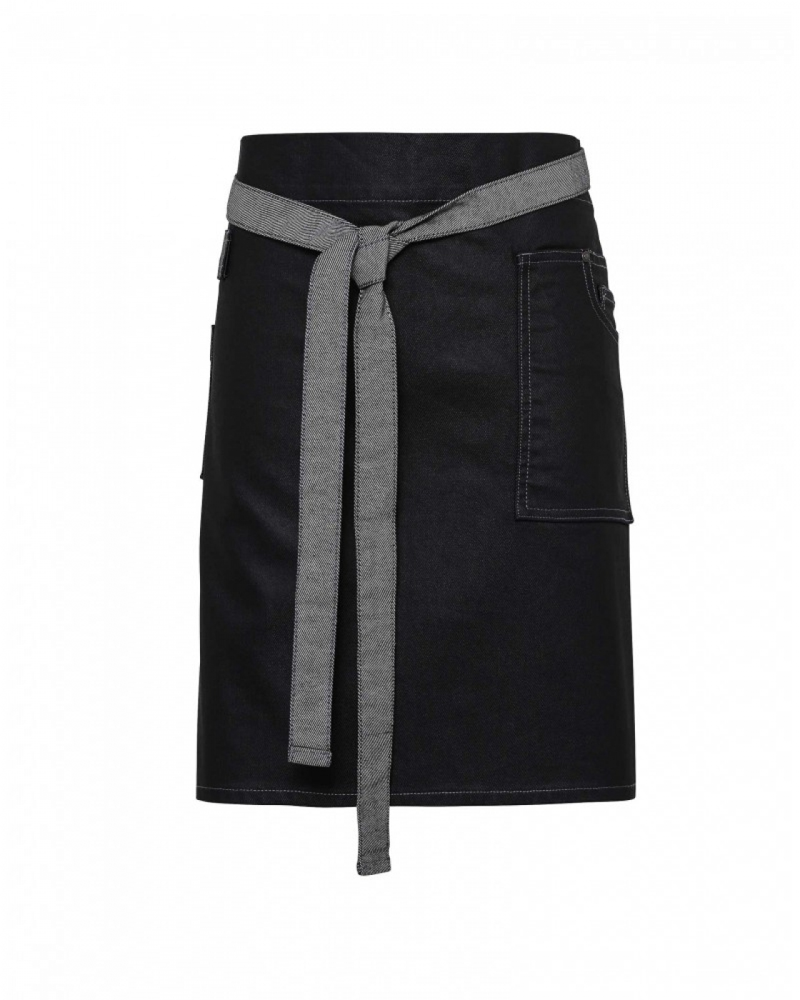Uniforme Ospatari - Sort scurt din jeans cerat impermeabil, unisex
