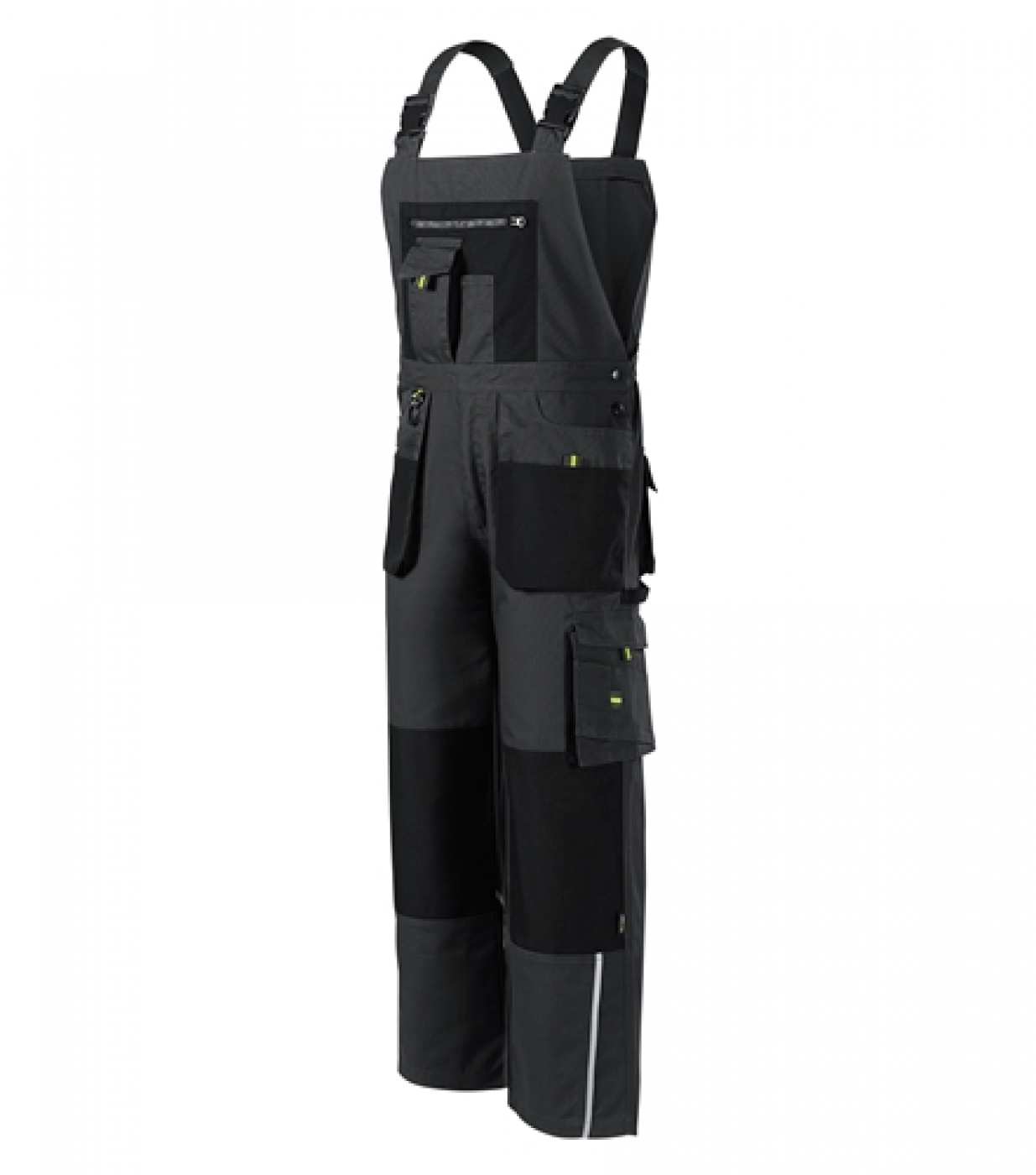 Uniforme Protectie - Salopeta de lucru reflectorizanta cu buzunare multifunctionale