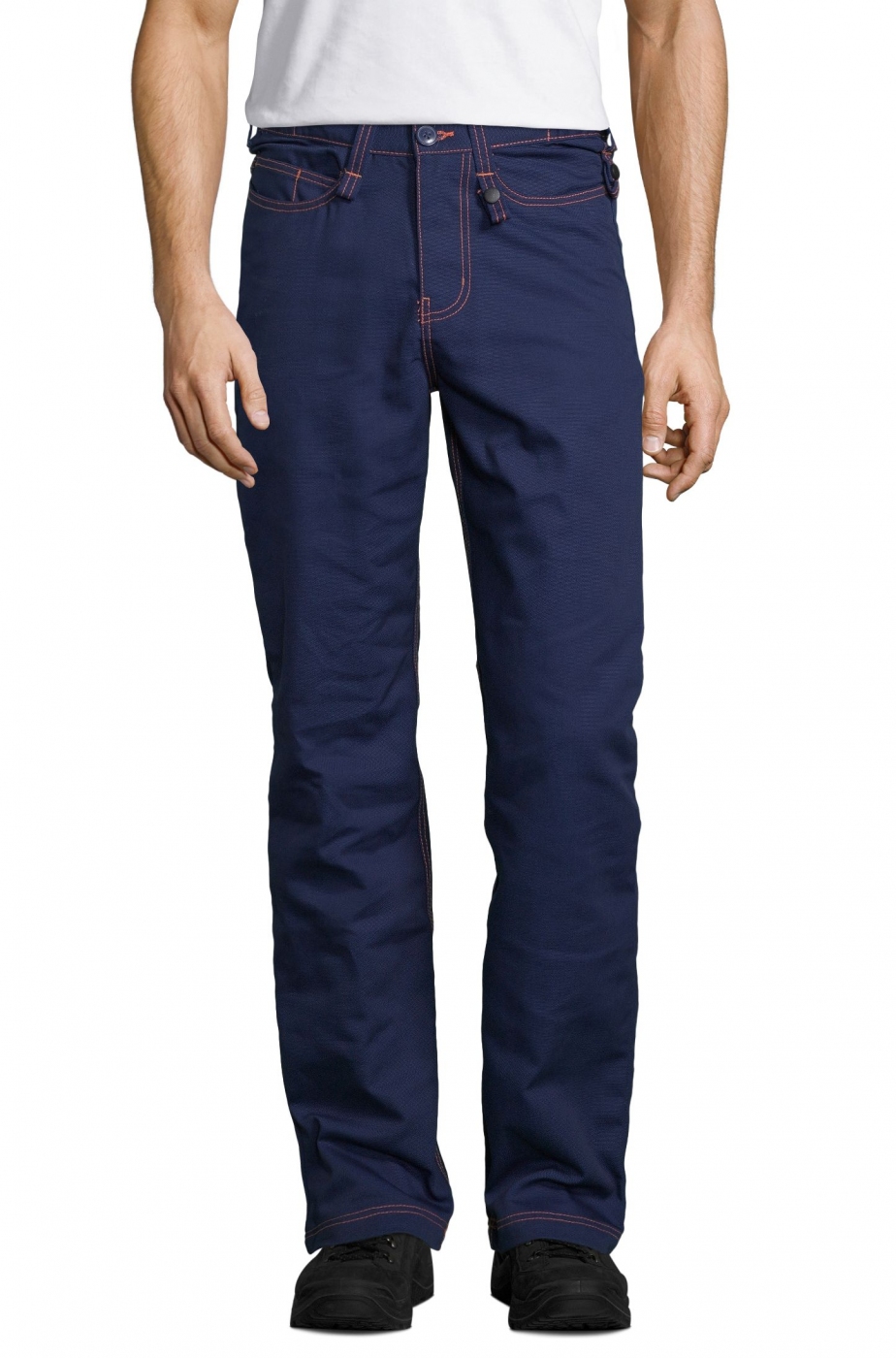 Pantalon de lucru si protectie, tip jeans, material tercot, model barbat - categ. Premium