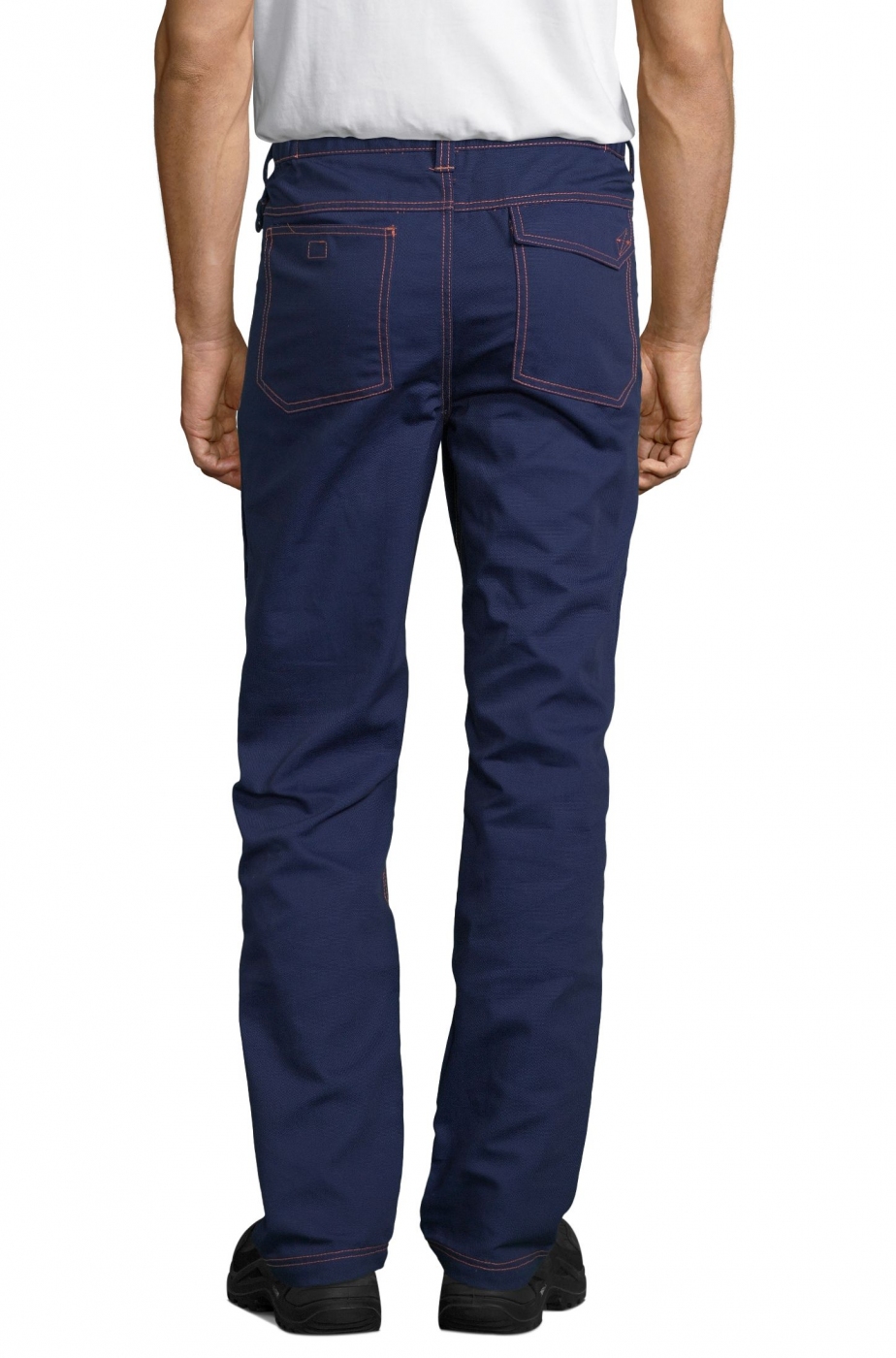 Uniforme Protectie - Pantaloni de lucru tip jeans cu 5 buzunare, material tercot