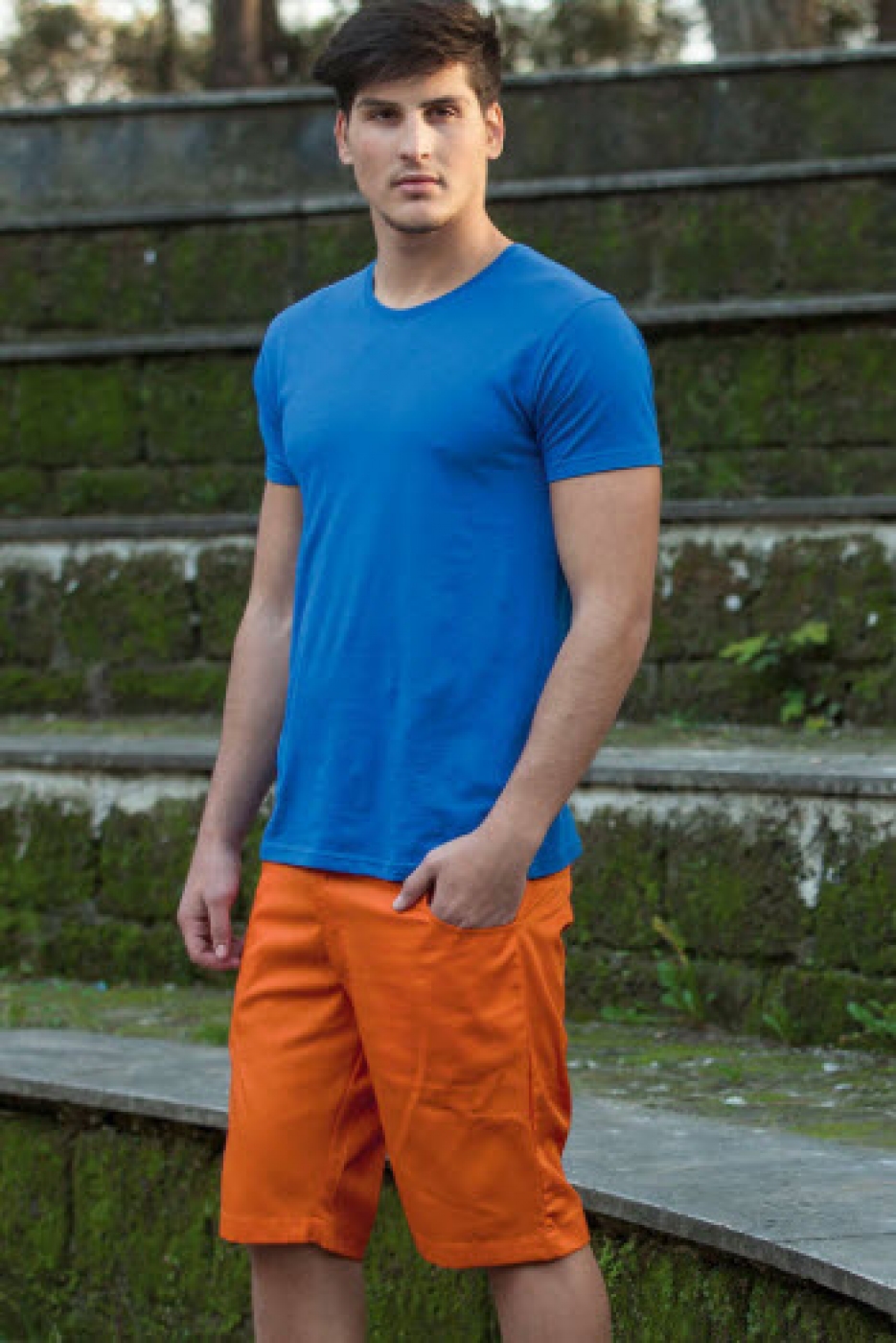Uniforme Ospatari pentru terasa - plaja | Pantalon ospatar, model scurt, de barbat