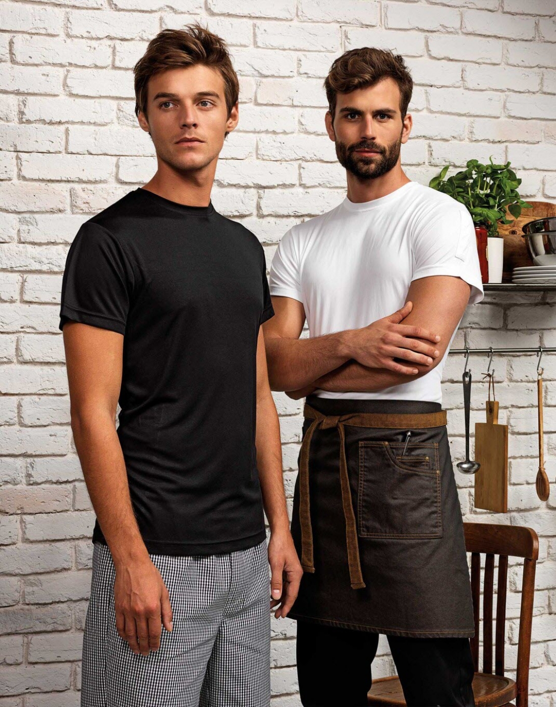 UniformeBucatari.ro - Tricou chef bucatar, material racoros, model casual, de barbat