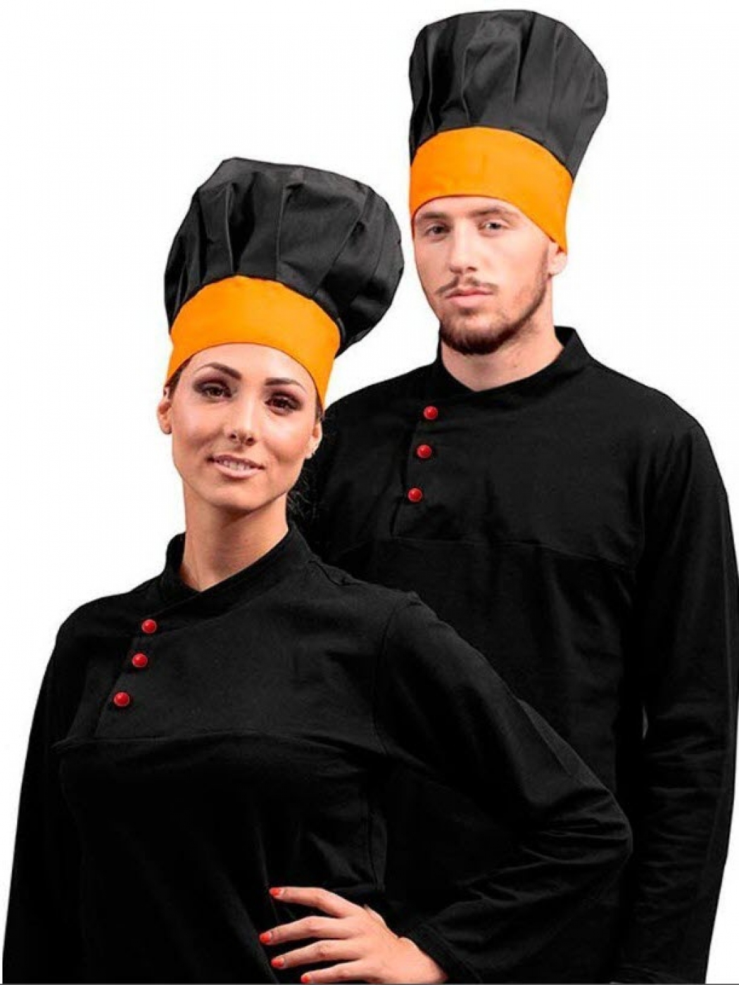 UniformeBucatari - Tricou bucatar, polo pique, guler tunica si butoni cu maneca lunga