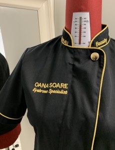 Croitorie uniforme personalizate - Uniforma Salon Infrumusetare Oana Soare